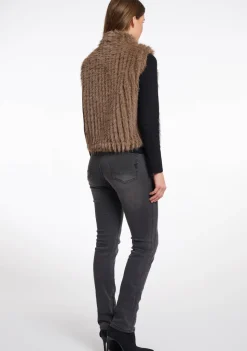 RINO EN PELLE GILET