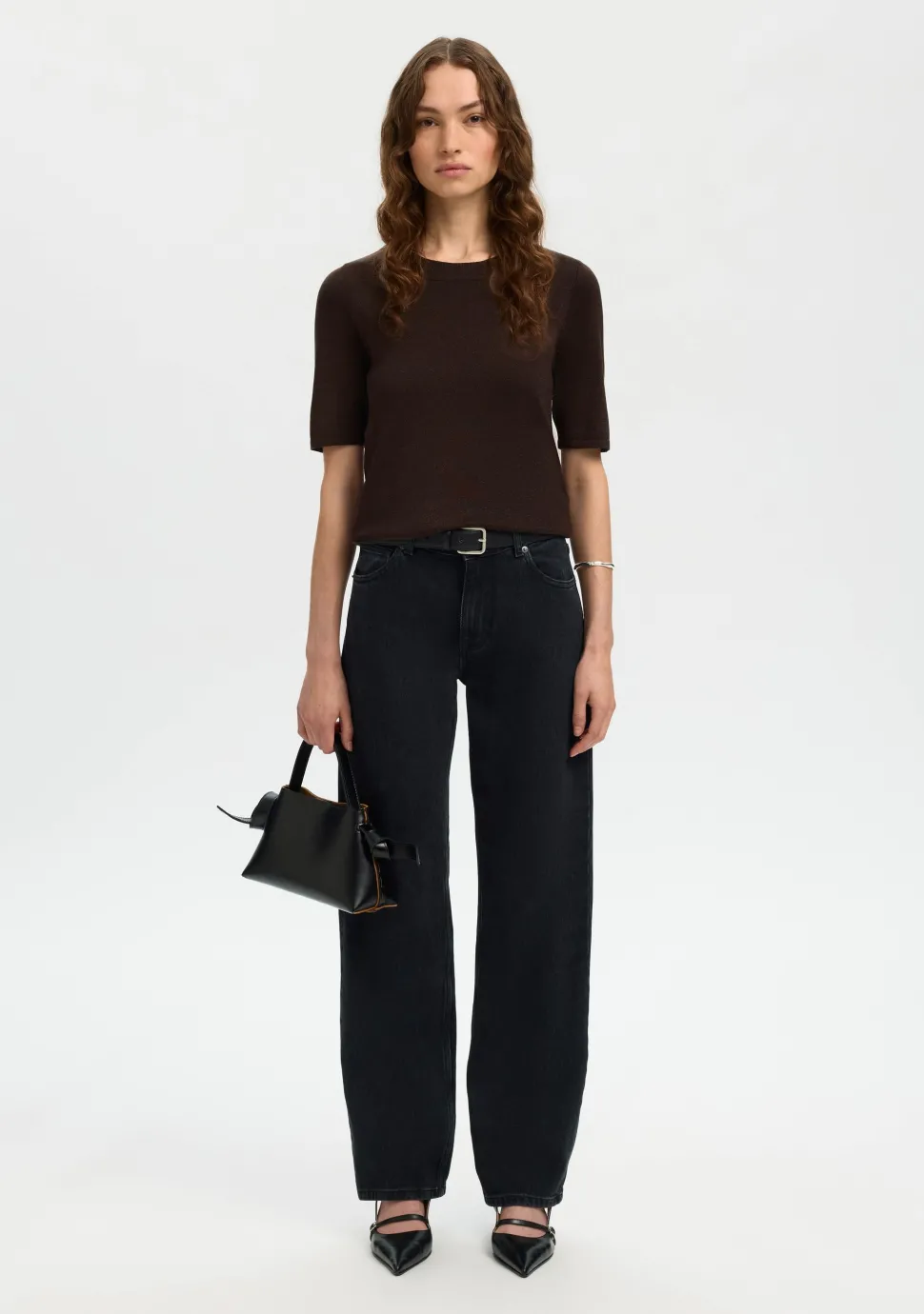 SELECTED FEMME TRUI KORTE MOUW