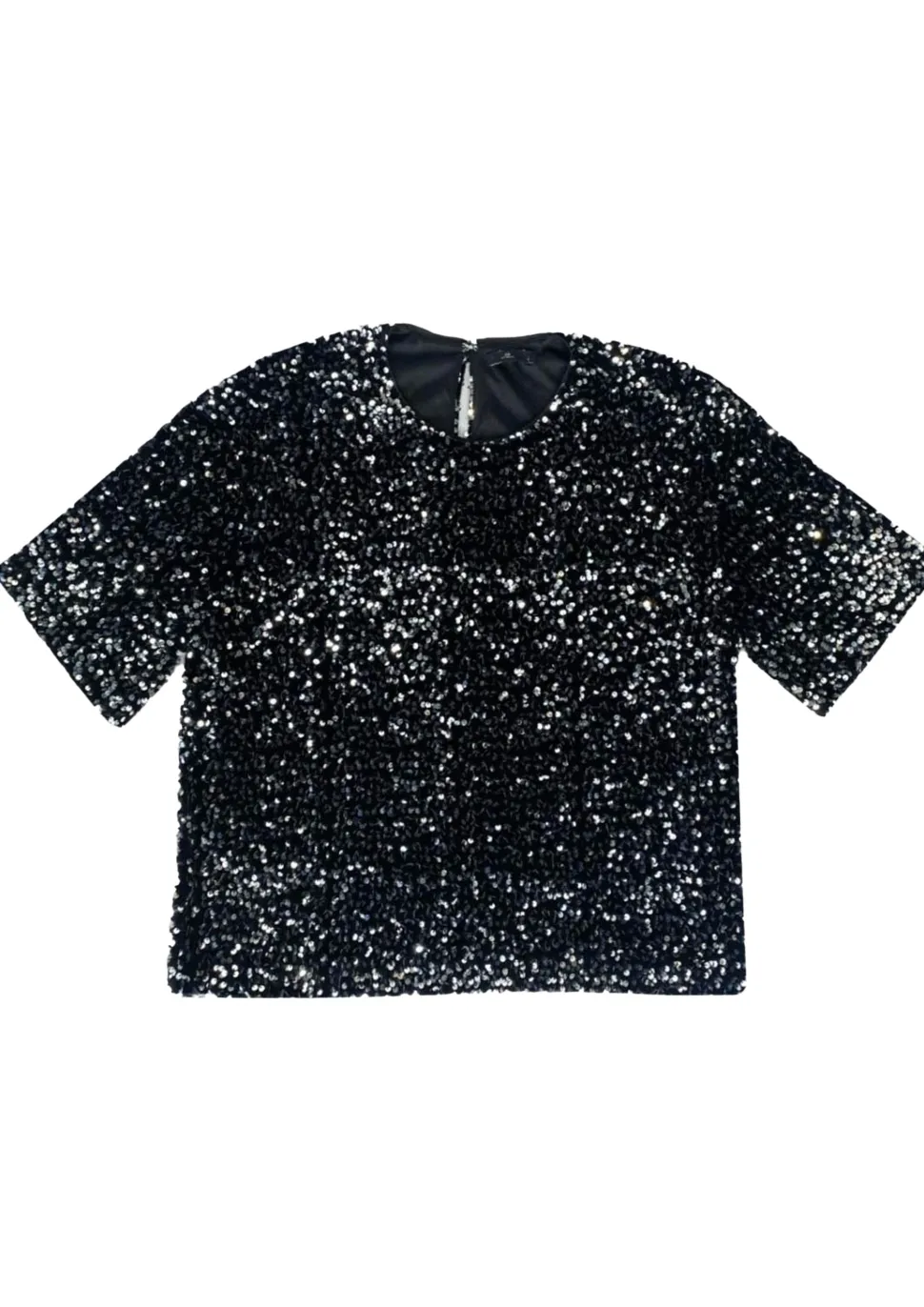 WITH BLACK BLOUSE