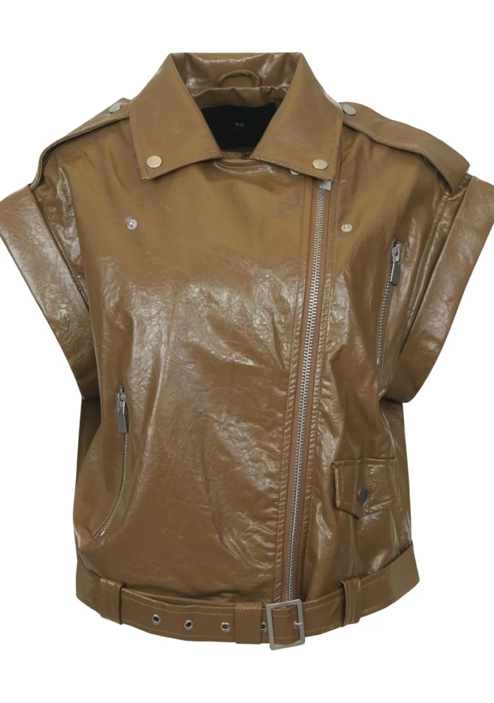 WITH BLACK GILET