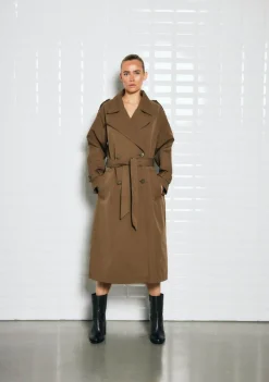 WITH BLACK TRENCHCOAT